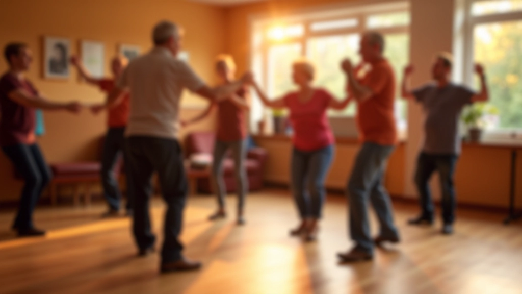 Latin dance workshop in progress
